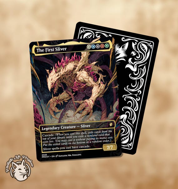 The First Sliver | Proxy Card - Etsy