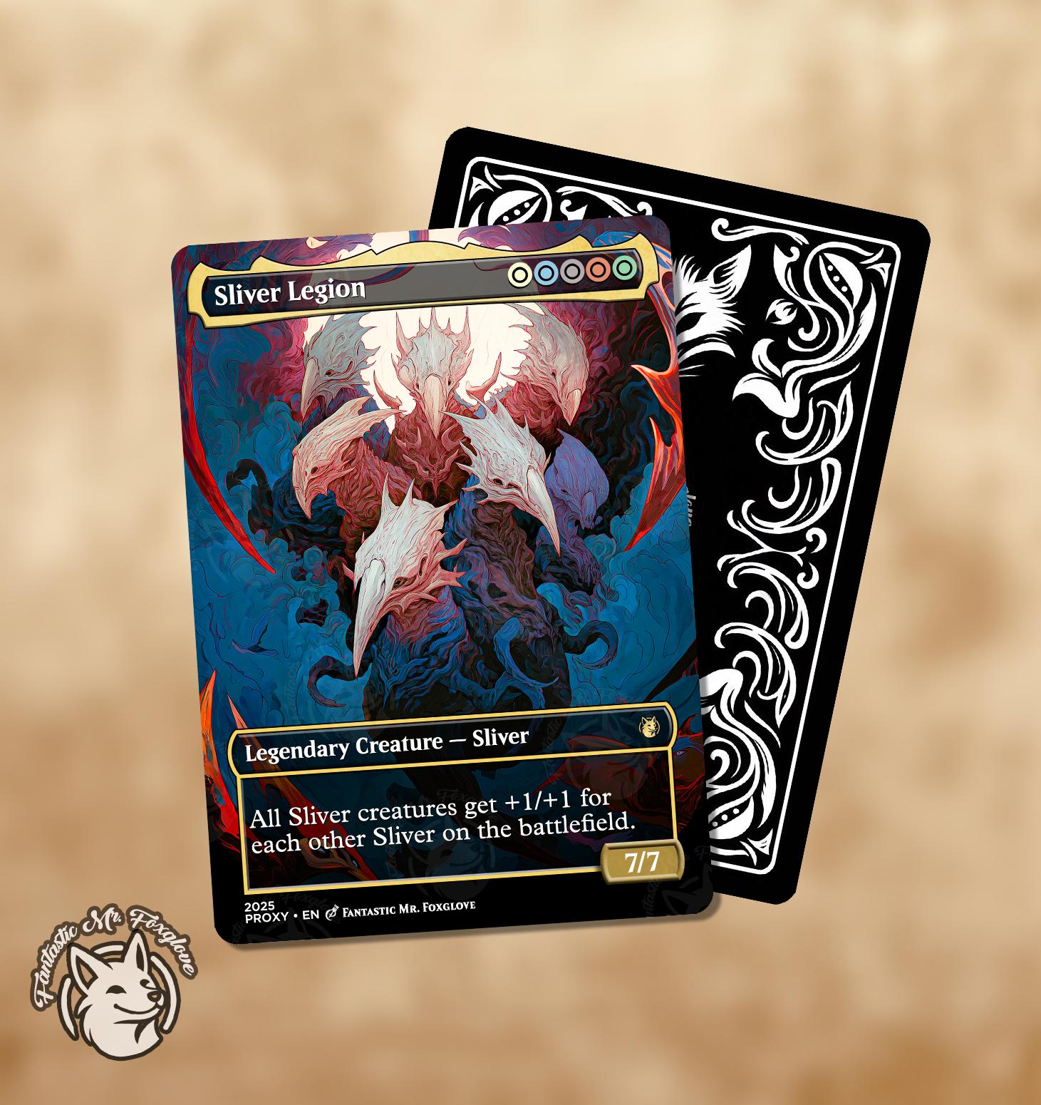Sliver Legion | Proxy Card - Etsy