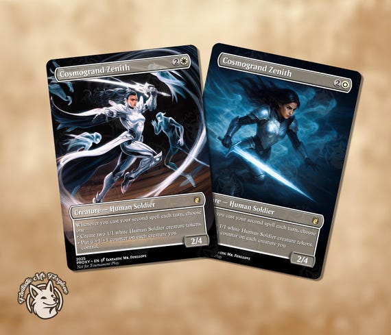 Cosmogrand Zenith | Proxy Card — Choose Your Art! - Etsy