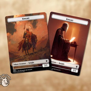 Ficha de Caballero / Tarjeta Proxy: ¡Elige tu arte y PT / Habilidades!