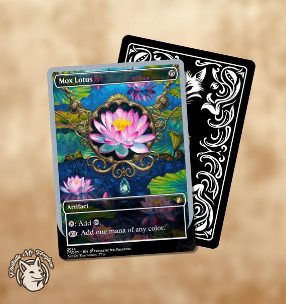 Mox Lotus | Proxy Card - Etsy