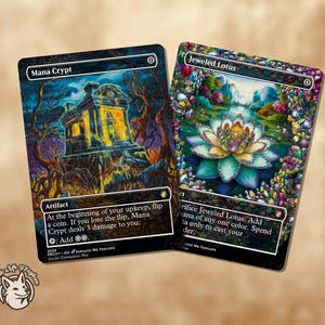 Cripta de Mana e Lótus Joiado | Cartas de Proxy