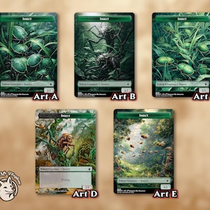 Insect Token | Proxy Card — Choose Your Art and Stats!