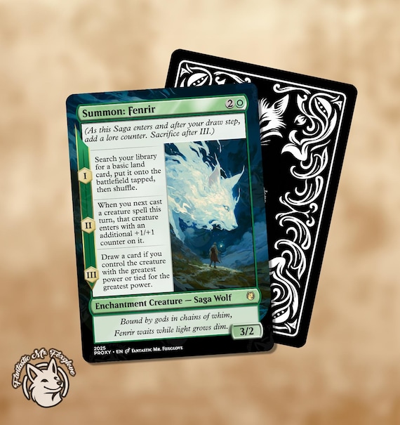 Summon: Fenrir | Proxy Card