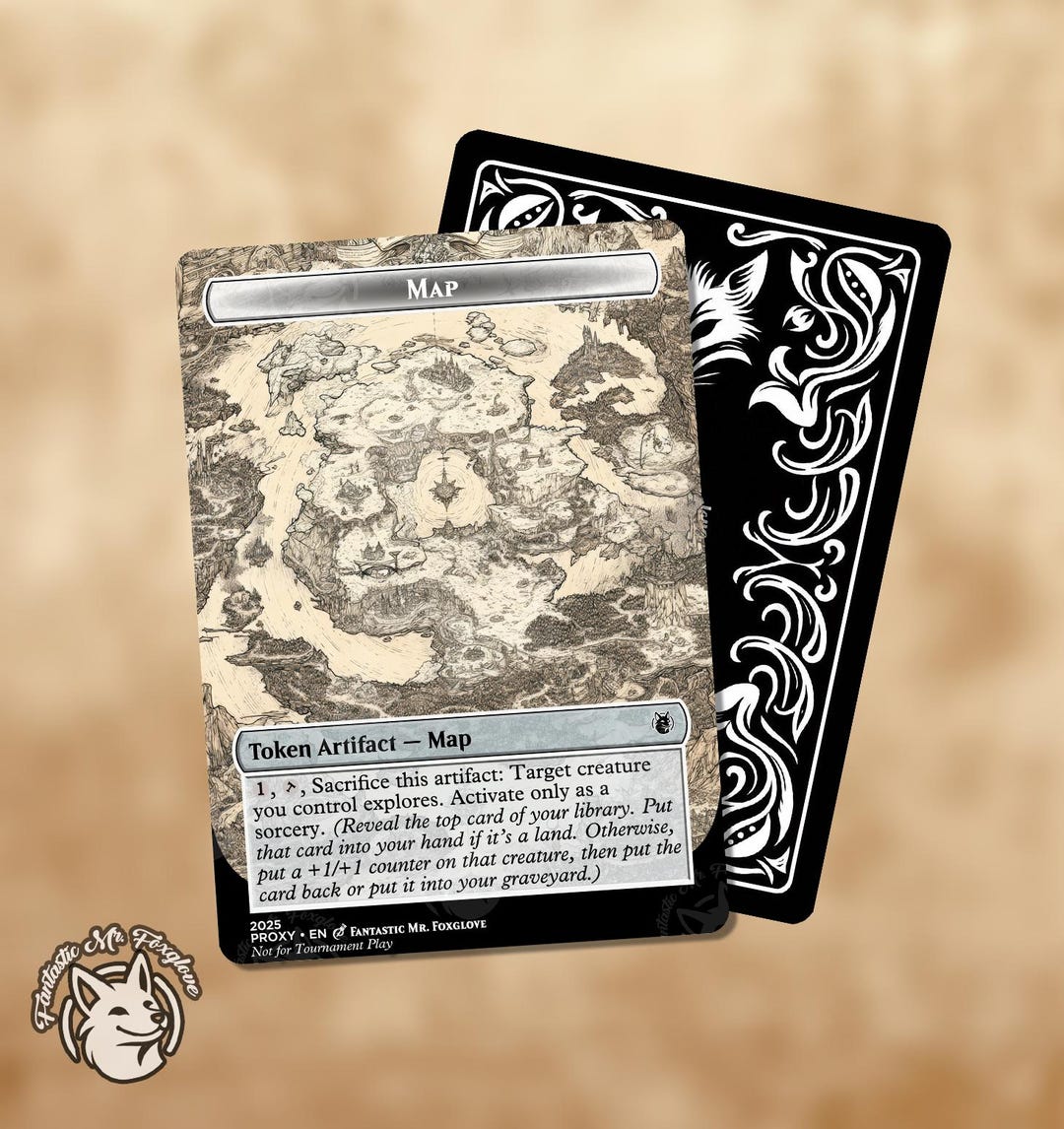 mtg map token cards The Initiative // Undercity Double-Sided Token [Commander Legends: Bat –  Rook's Games and More main image 1