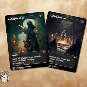 Eliminando la carta débil/proxy: ¡elige tu arte!