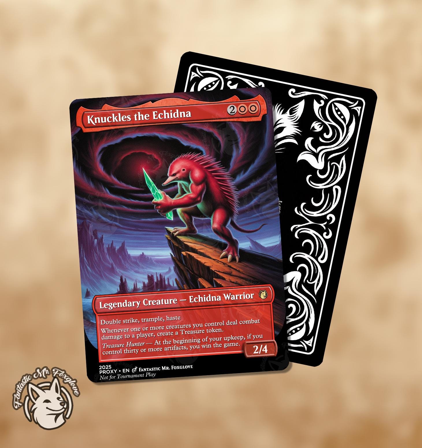 knuckles mtg card The Reaver Cleaver (#2095) (borderless)