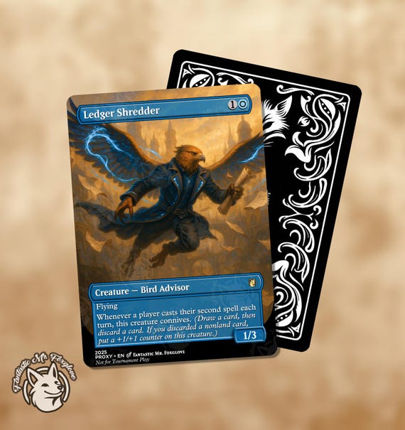 Ledger Shredder | Proxy Card  Choose Your Art! - Etsy