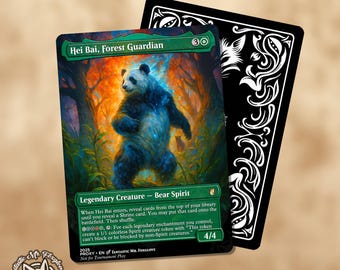 Hei Bai, Forest Guardian | Proxy Card - Etsy