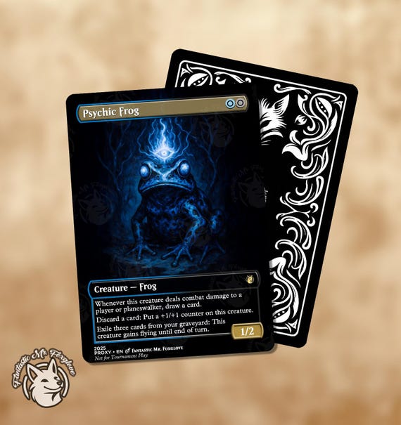 Psychic Frog | Proxy Card - Etsy