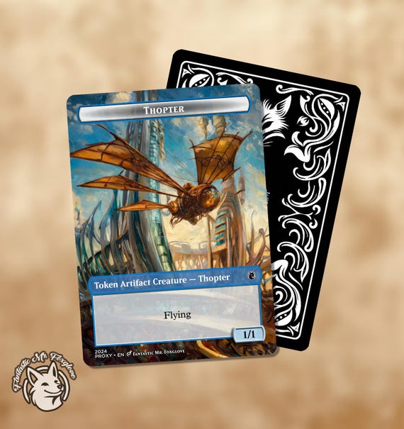 Thopter Token | Proxy Card (choose Your P/T!)  option for Ornithopter or  Copy Thopter - Etsy