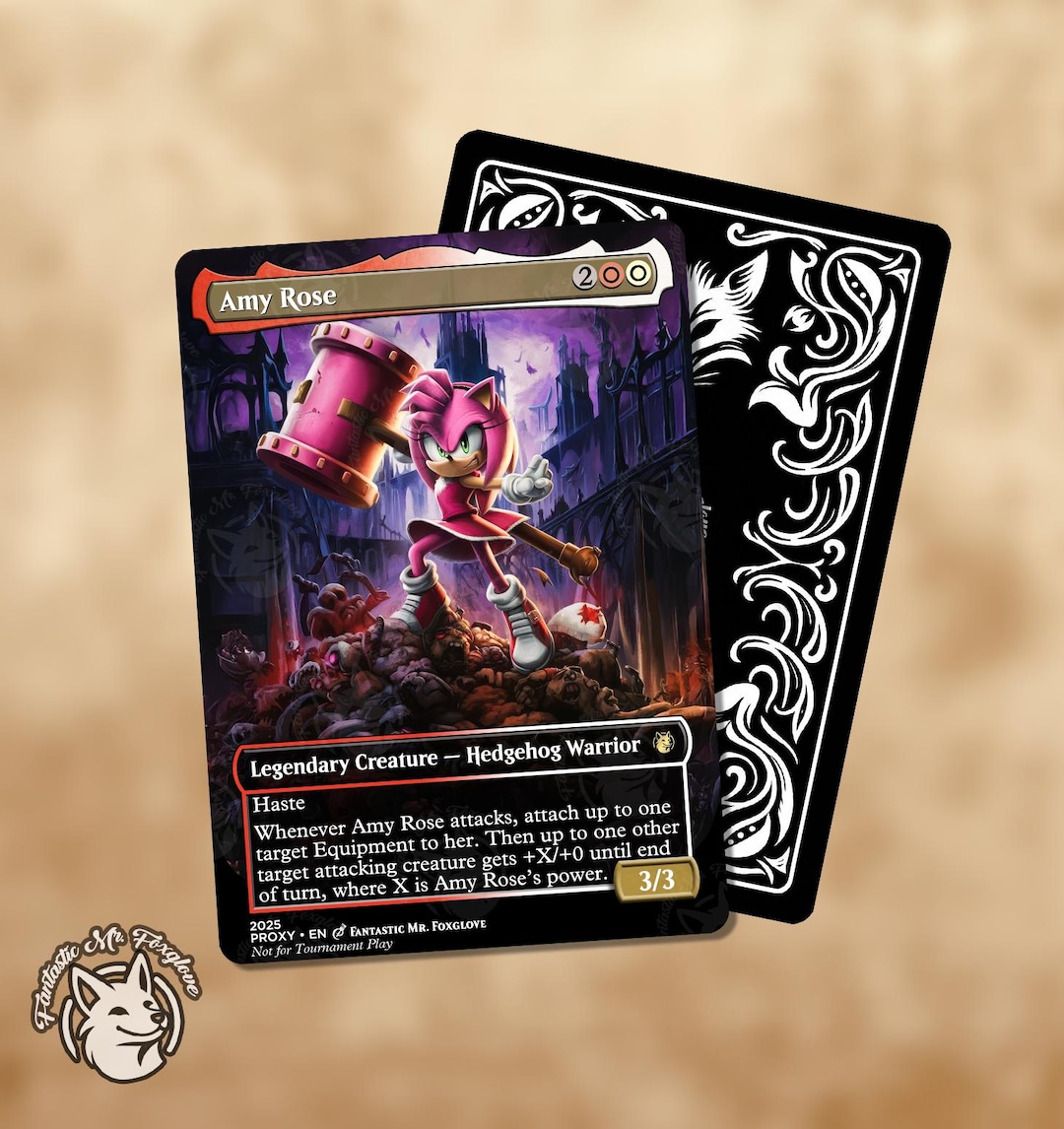 Amy Rose | Proxy Card - Etsy
