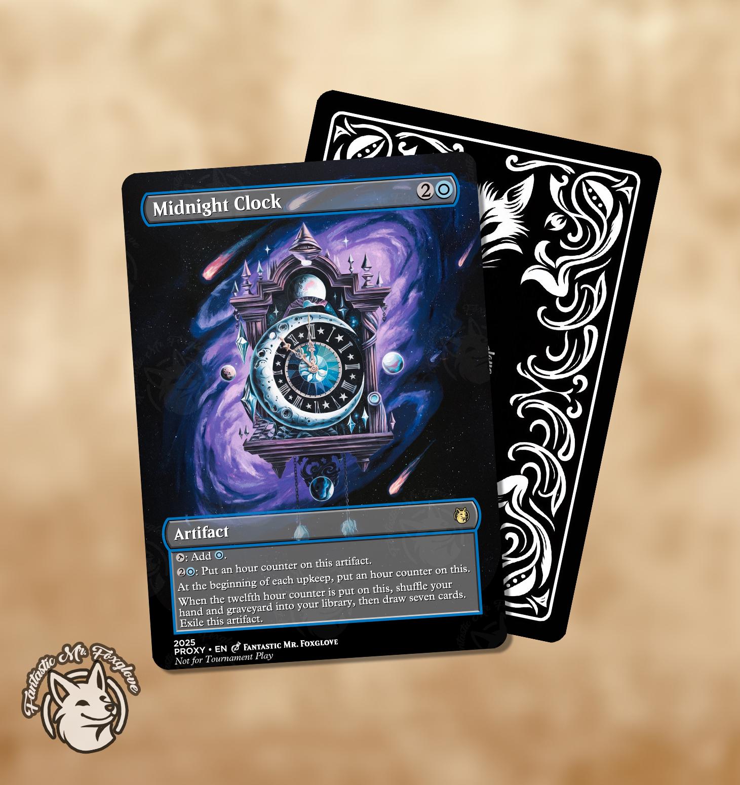 Rusko, Clockmaker & Midnight Clock | Proxy Cards — choose One or