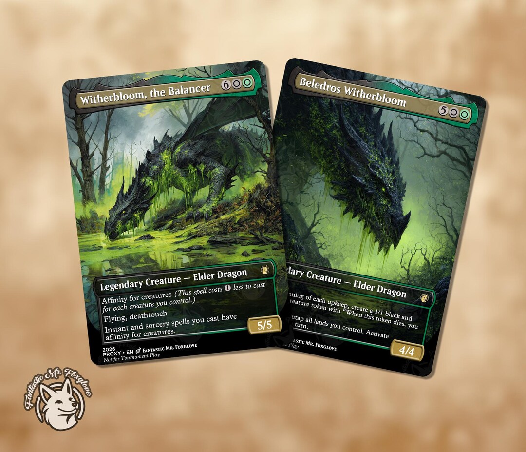 Witherbloom, the Balancer & Beledros Witherbloom | Proxy Cards
