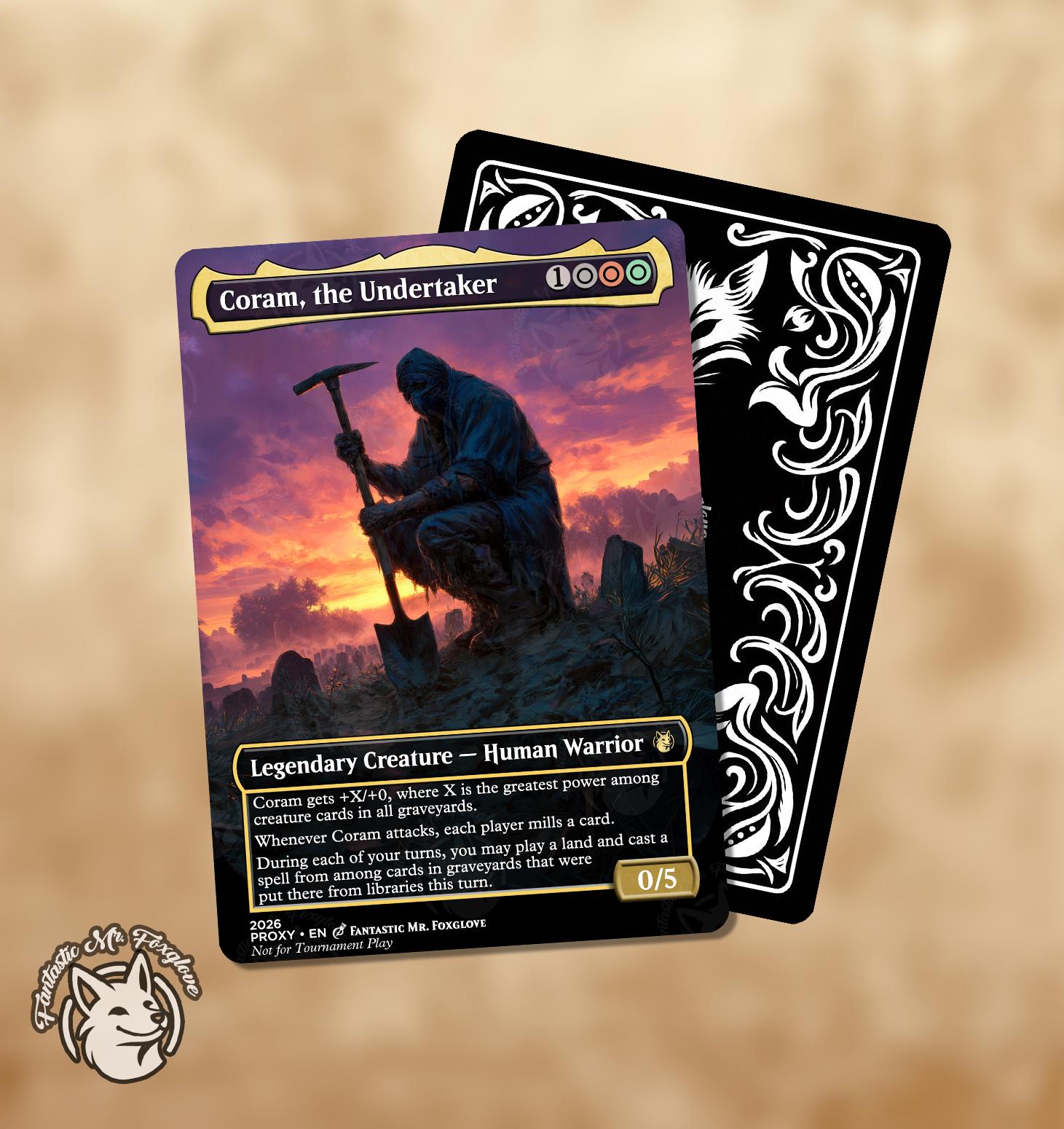 undertaker mtg card Price you may play a land and cast a spell from among cards in graveyards that were put there from libraries this turn. Undertaker Mercadian Masques (MMQ)