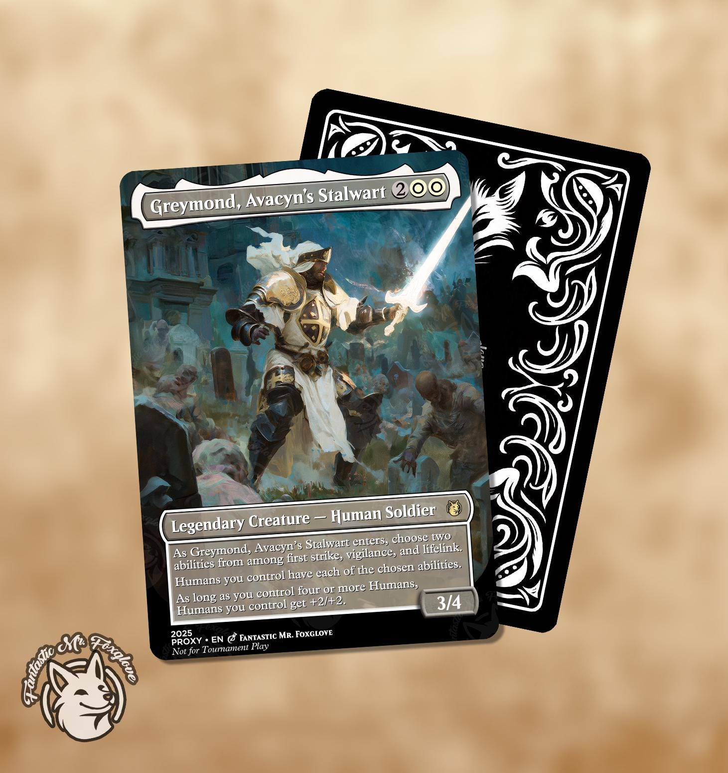 マジック：ザ・ギャザリング MTG Greymond, Avacyn's Stalwart il_fullxfull.7185897887_qp8s.jpg