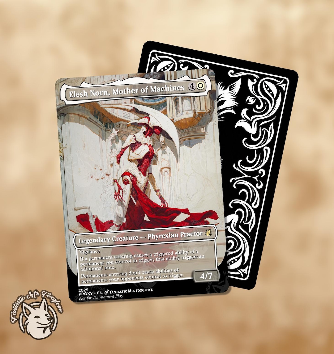 mtg elesh norn cards Elesh Norn, Mother of Machines Art Card [Phyrexia: All Will Be One Art