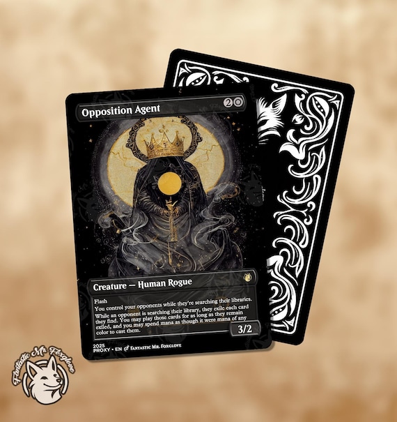 Opposition Agent | Proxy Card — Choose Your Card Frame! - Etsy Opposition Agent | Proxy Card — Choose Your Card Frame! - Etsy