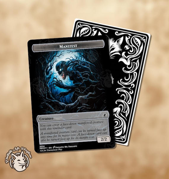 Manifest Token | Proxy Card — Options for Morph / Disguise / Spirit!