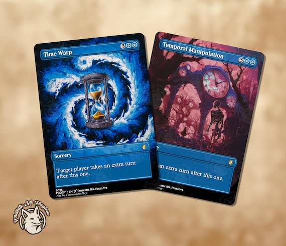 Time Warp & Temporal Manipulation | Proxy Cards - Etsy
