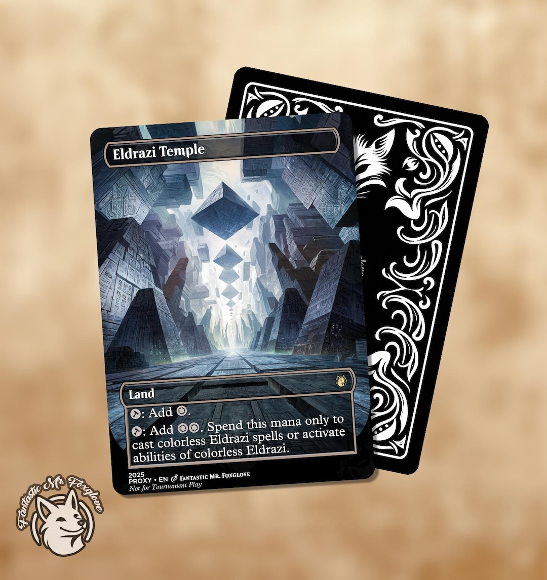 Eldrazi Temple | Proxy Card - Etsy