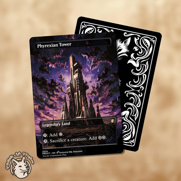 Wieża Phyrexian | Karta proxy — Wybierz swoją sztukę!