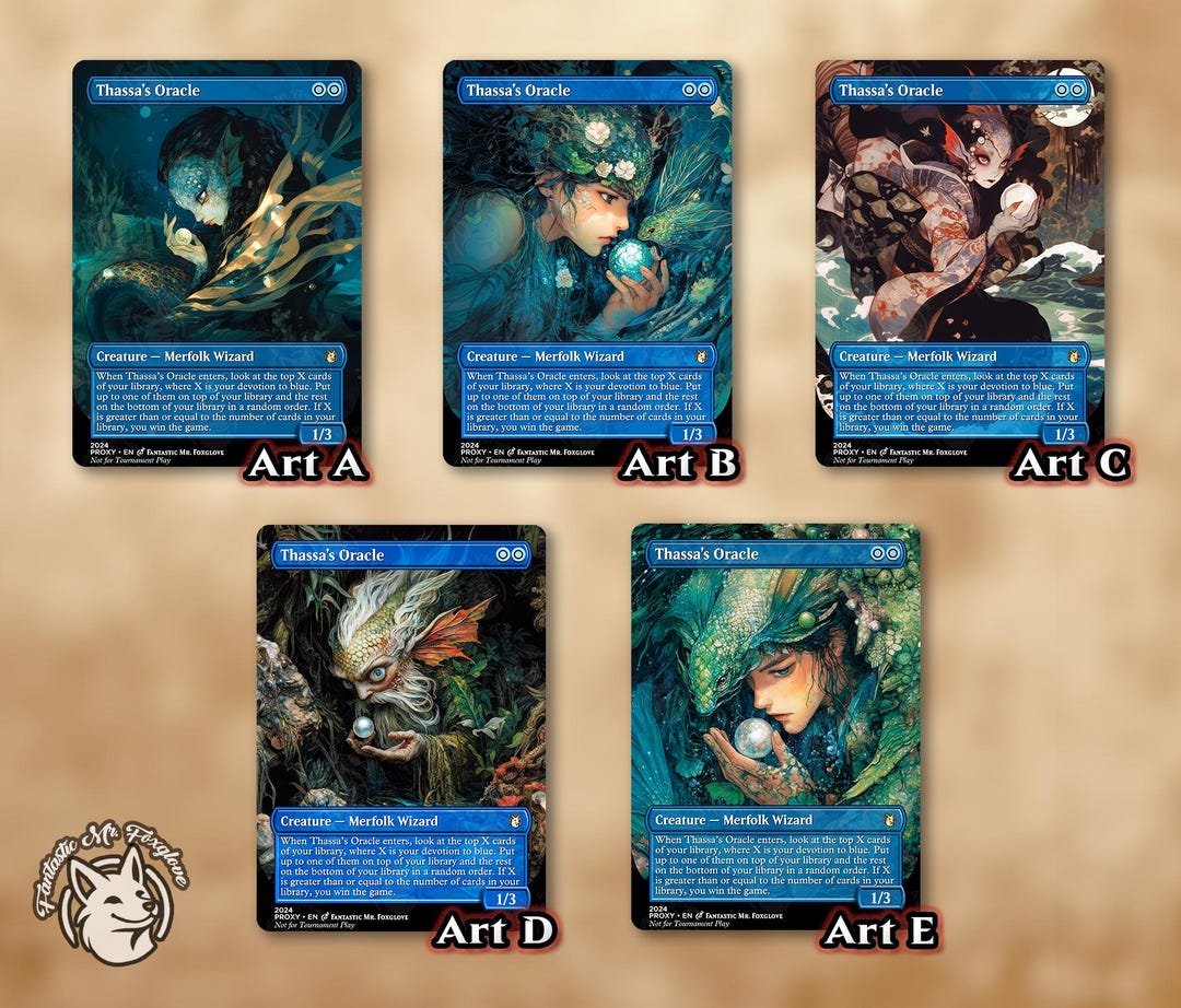 Thassa's Oracle | Proxy Card — Choose Your Art! - Etsy