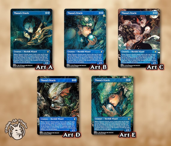Thassa's Oracle | Proxy Card — Choose Your Art! - Etsy