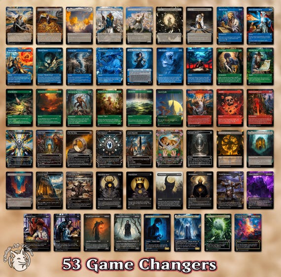 25+ Game Changers | Proxy Cards Select up to 53 Cards! - Etsy 25+ Game Changers | Proxy Cards Select up to 53 Cards! - Etsy