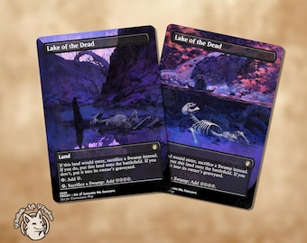 Lake of the Dead プレイマット サイン入り MTG MTG SIGNED Lake of the Dead - Alliances Magic the Gathering Card