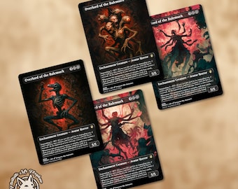 Overlord of the Balemurk - Full Art Custom Card - Etsy