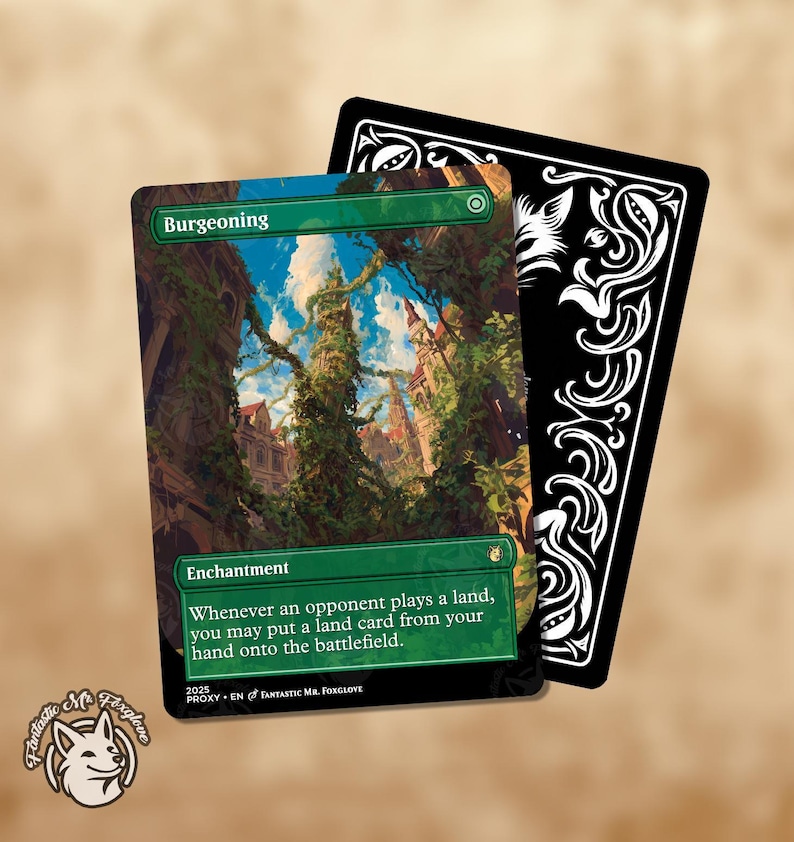 Exploration & Burgeoning | Proxy Cards Burgeoning
