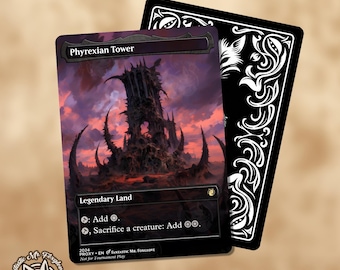 Phyrexian Tower | Proxy Card — Choose Your Art! - Etsy