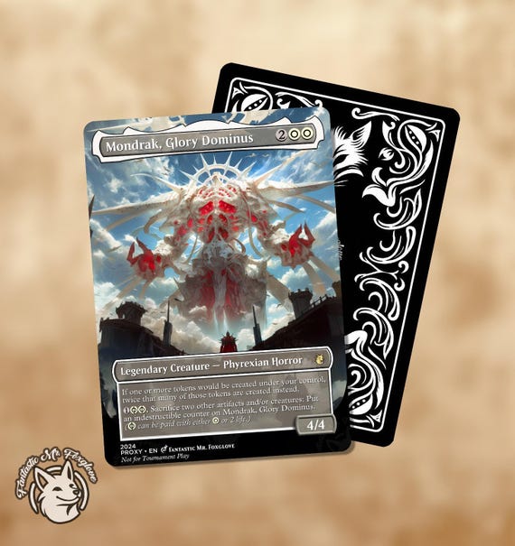 Mondrak, Glory Dominus | Proxy Card — Choose From 6 Art Options