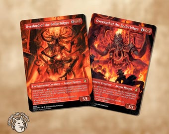Overlord of the Balemurk - Full Art Custom Card - Etsy UK