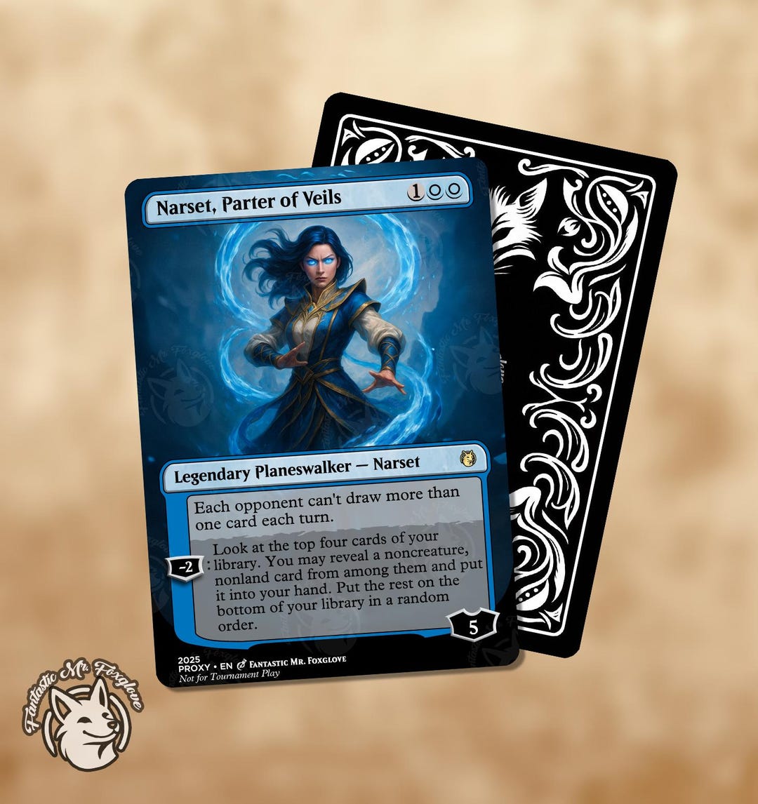 Narset, Parter of Veils | Proxy Card - Etsy