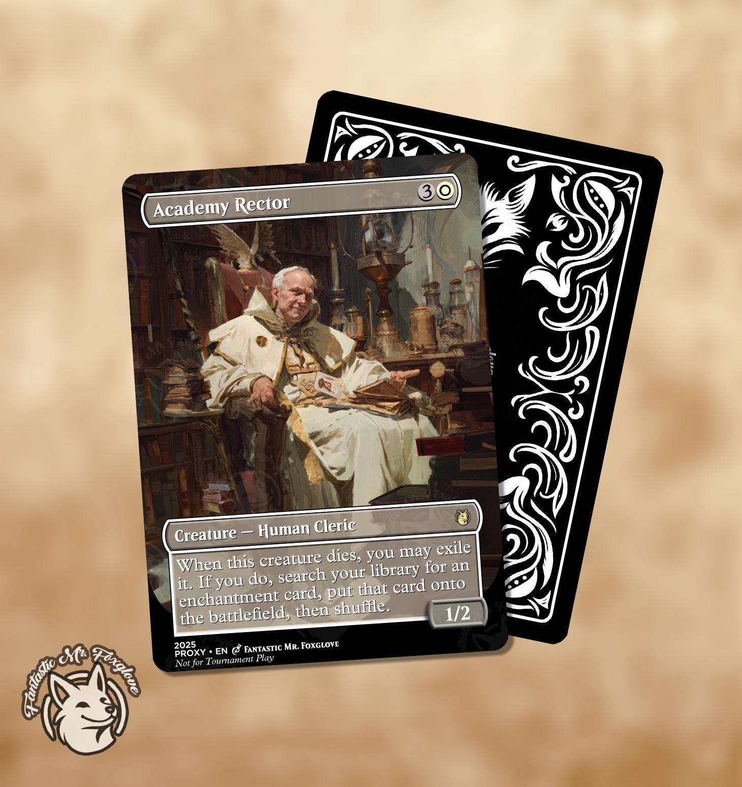 Academy Rector | Proxy Card - Etsy