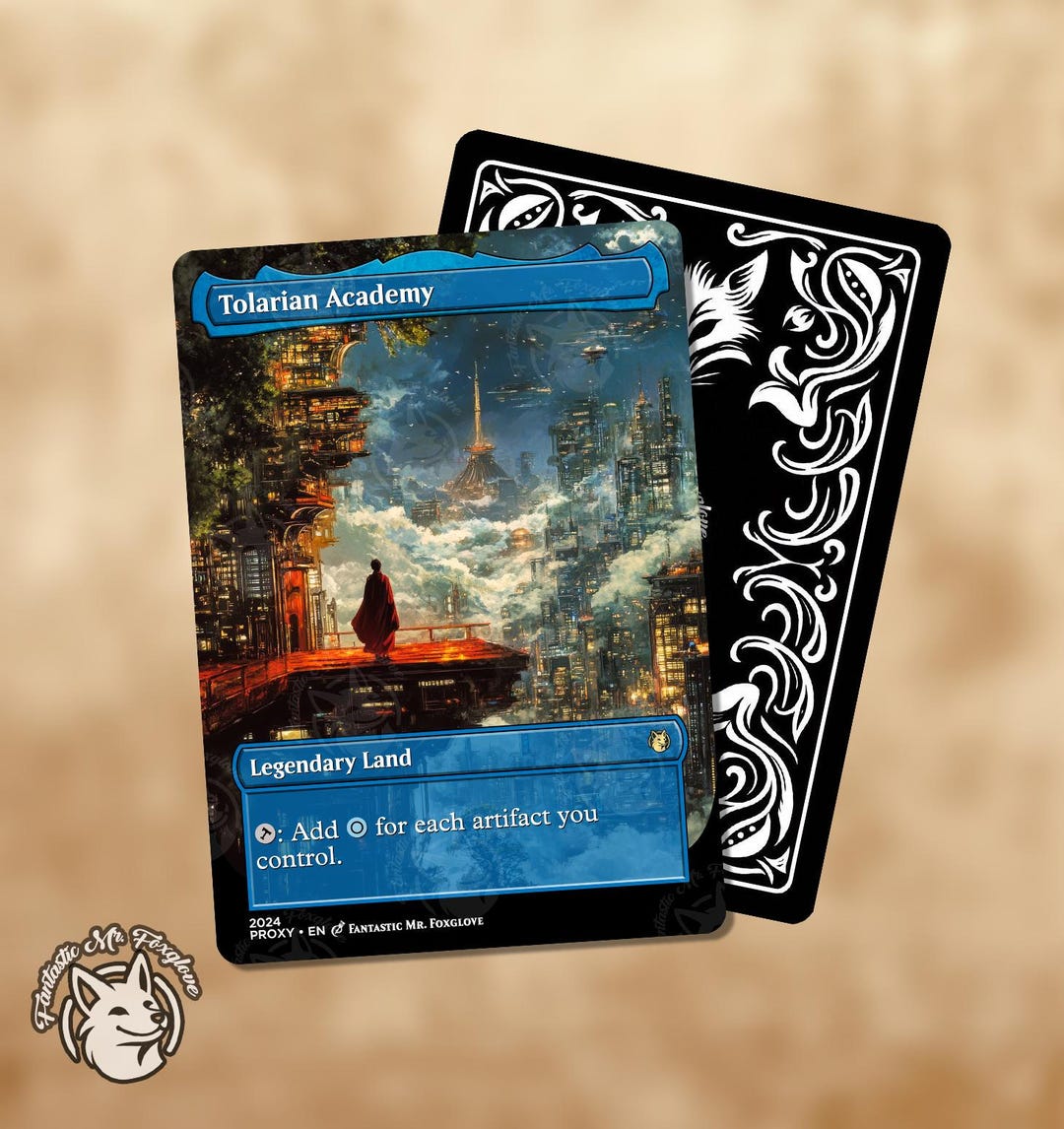 Tolarian Academy | Proxy Card — Choose Your Art! - Etsy