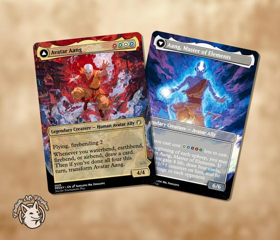 mtg aang card Aang, Swift Savior (Borderless) (Neon Ink Foil) [Avatar: The Last Airb main image 1