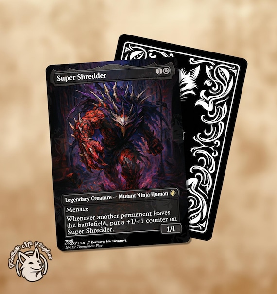 Super Shredder | Proxy Card - Etsy