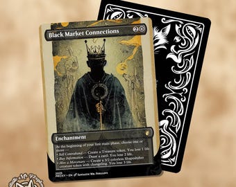 Black Market Connections | Custom Art Proxy Card