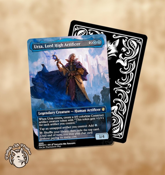 Urza, Lord High Artificer | Proxy Card - Etsy