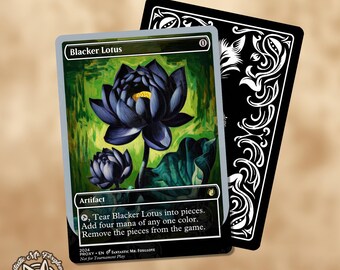 マジック：ザ・ギャザリング MTG secret lair Blacker Lotus foil Blacker Lotus (Rainbow Foil) Secret Lair Drop Foil for sale online
