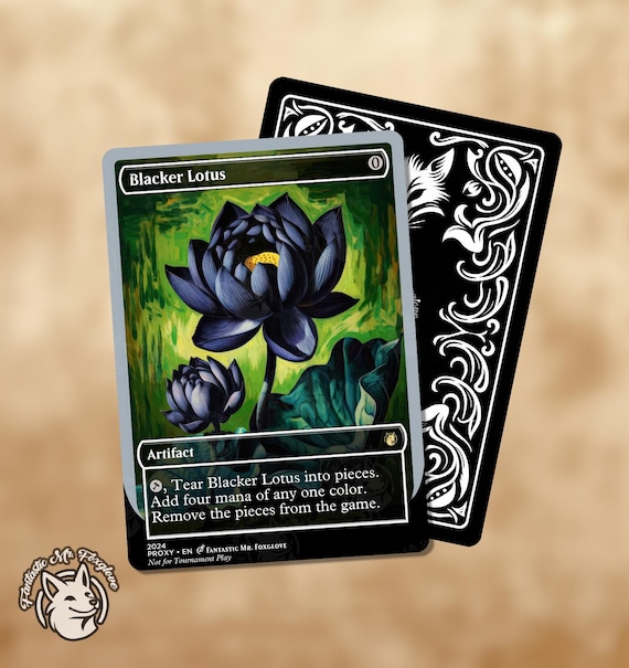 マジック：ザ・ギャザリング MTG secret lair Blacker Lotus foil Blacker Lotus (Rainbow Foil) - Secret Lair Drop Series - Magic