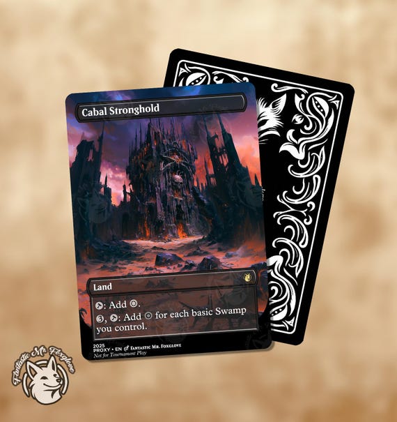 Cabal Stronghold | Proxy Card - Etsy