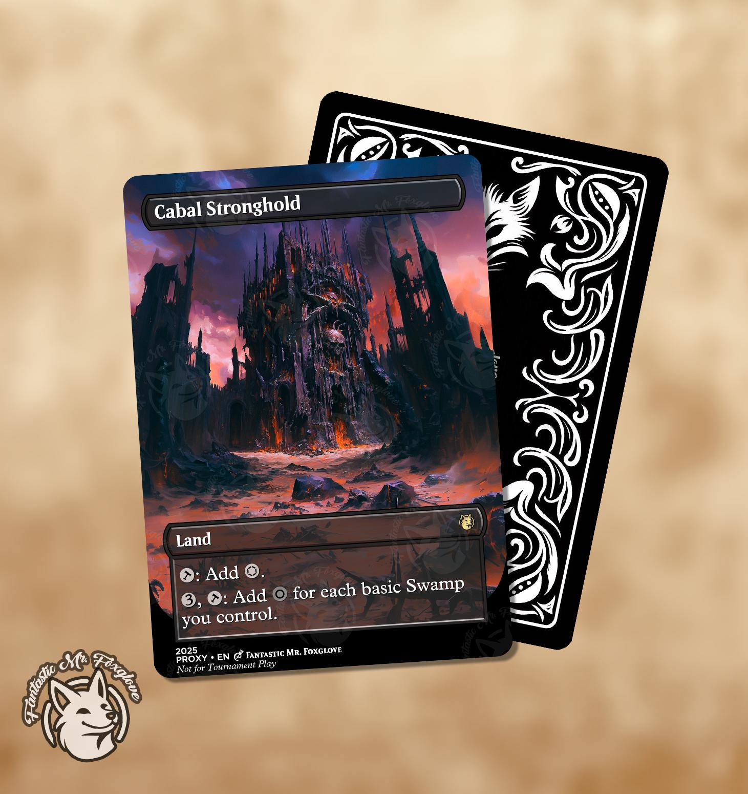 Cabal Stronghold | Proxy Card - Etsy