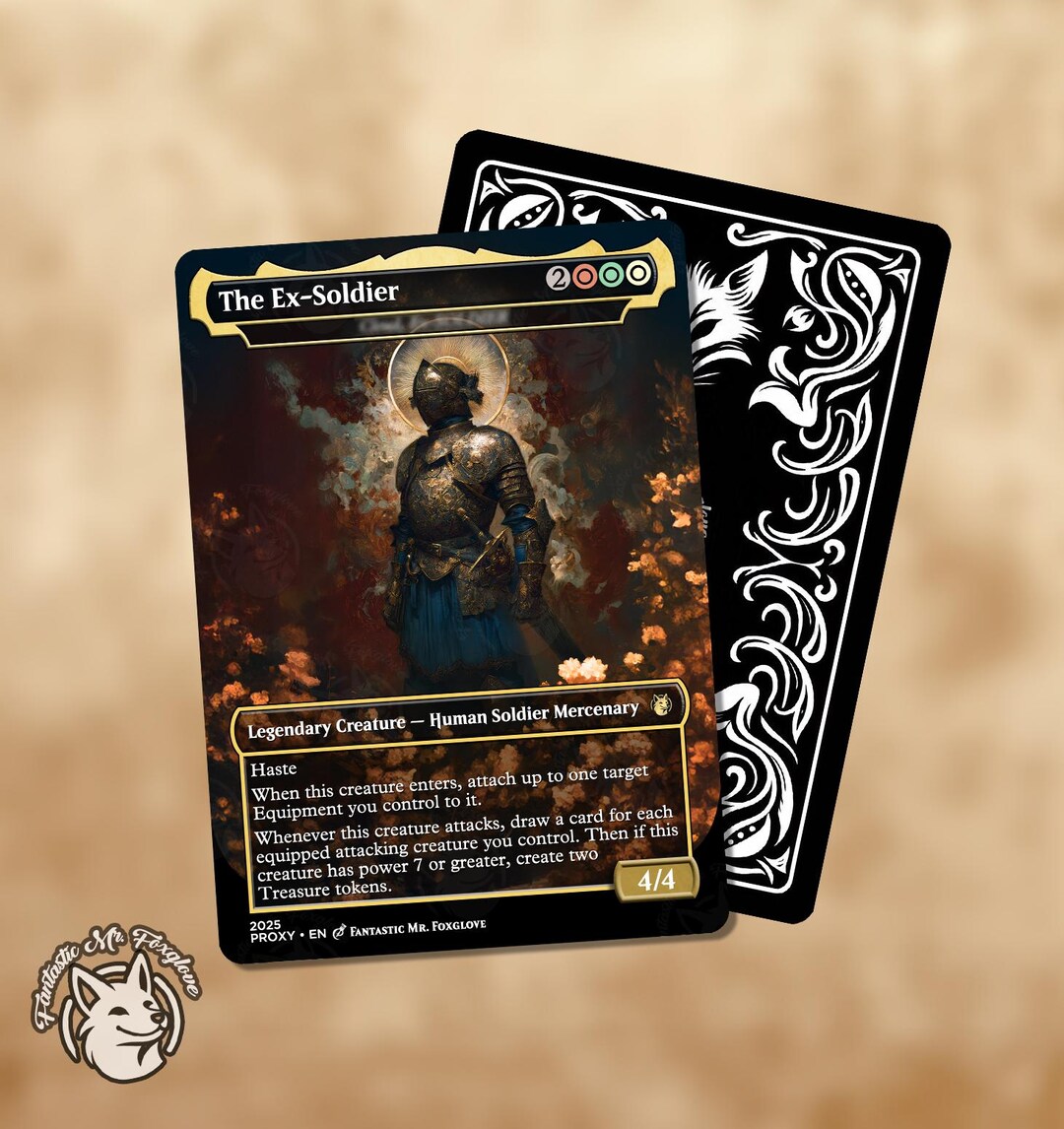 Cloud, Ex-soldier | Proxy Card - Etsy Denmark