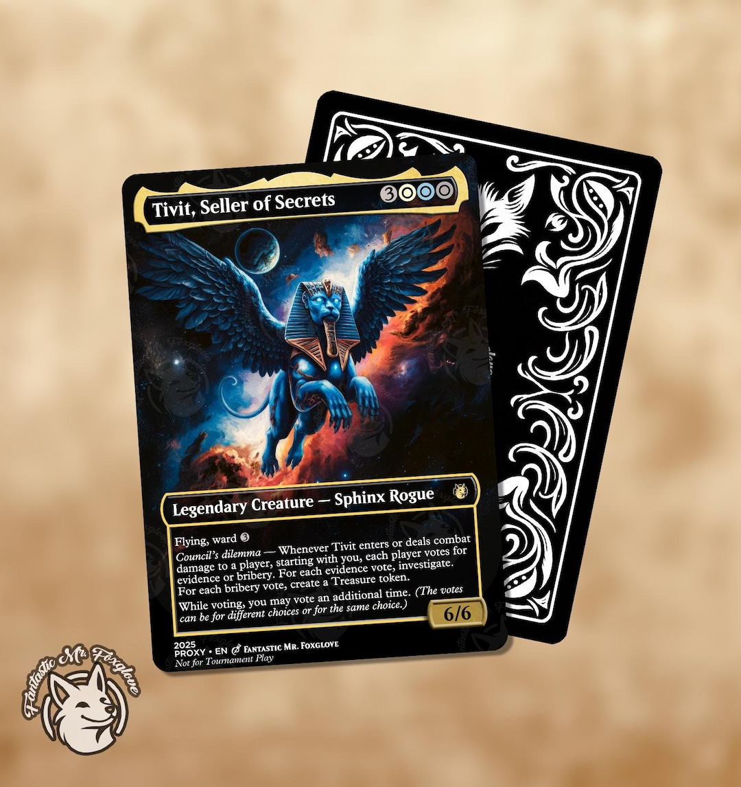 Tivit, Seller of Secrets | Proxy Card - Etsy Canada
