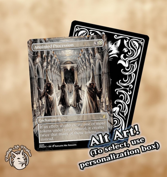 mtg cards like anointed procession // Anointed Procession [1511] [Borderless] [Raining Cats and Dogs] [Secret Lair Drop] [Foil]  Face to Face Games I will respond quickly and do everything I can to make your ordering experience as positive as possible Somebody gave me a name
