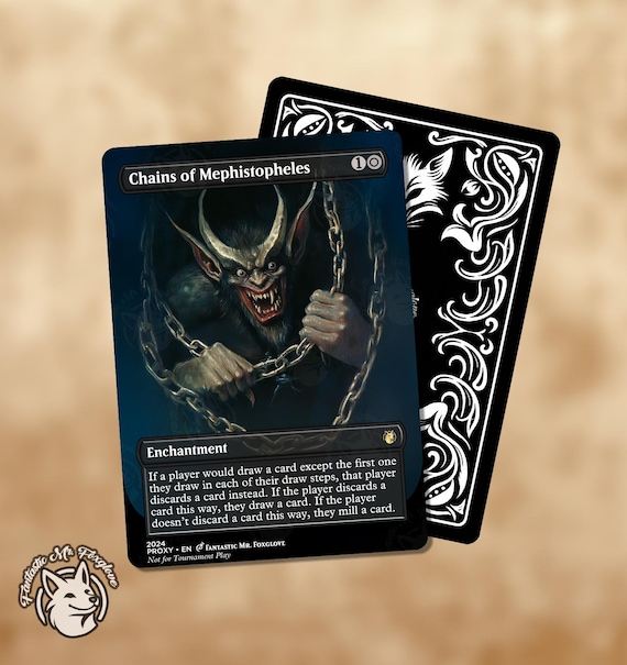 Chains of Mephistopheles | Custom Art Proxy Card